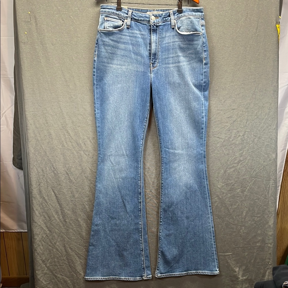 Hudson Jeans Blue Flare Wide Leg Denim‎